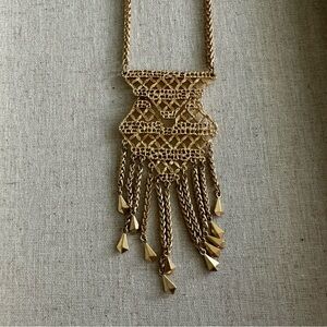 Stella & Dot Deco Tassel Necklace